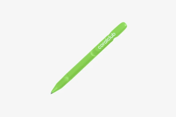 Пластиктен жасалган шариктүү калем